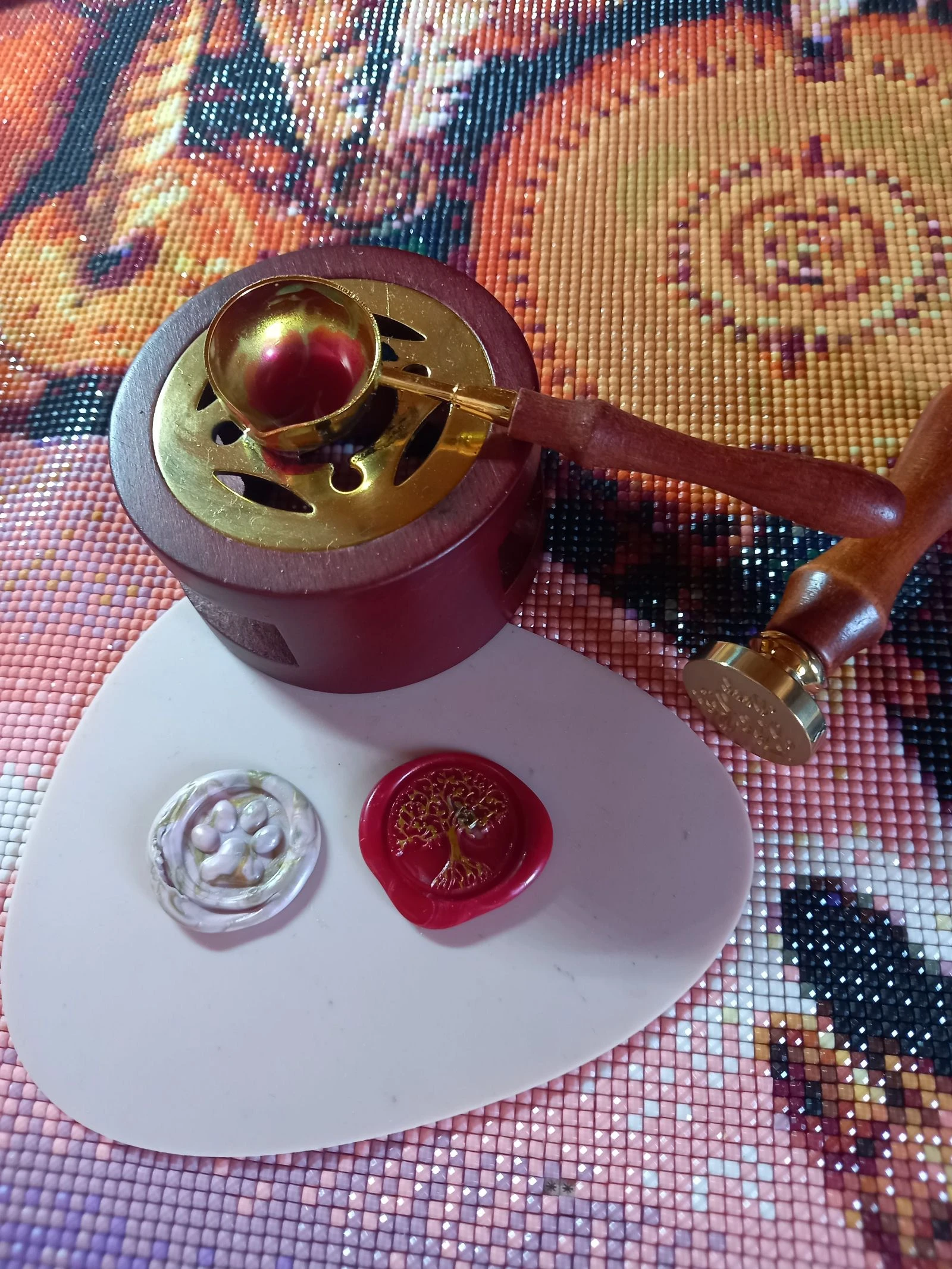 Wax seals.